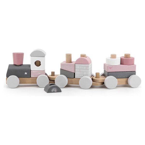 Label Label - Stacking Train, Rosa