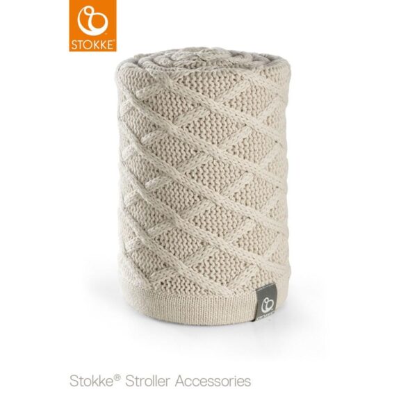 Stokke Stroller Blanket Cable Cream