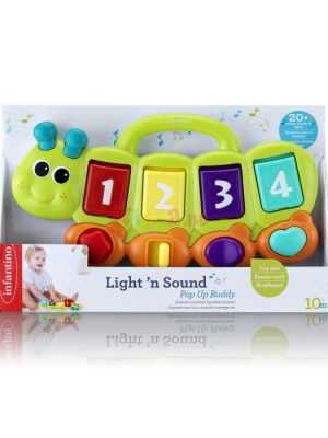 infantino pop up buddy aktivitetsleke m/ lys & lyd