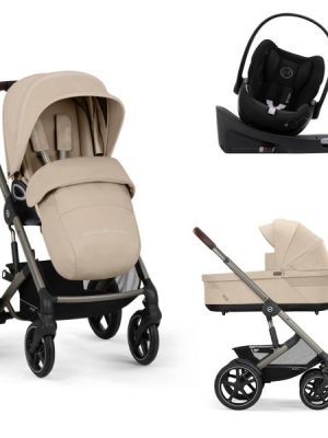 cybex talos s lux, almond beige, 4in1, inkl. cloud g + base