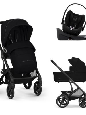 cybex talos s lux, moon black, 4in1, inkl. cloud g + base