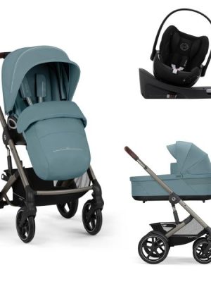 cybex talos s lux, stormy blue, 4in1, inkl. cloud g + base