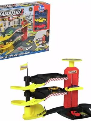 teamsterz metro city parkeringshus med 3 biler