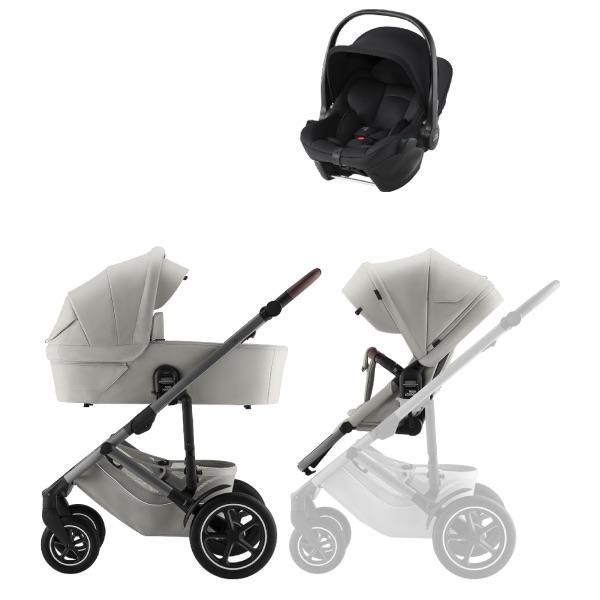 zxYKZb_1765559493_35348_0_0_pck.jpg britax, vognpakke, smile 5z inkl. baby safe core babybilstol – linen grey – lux