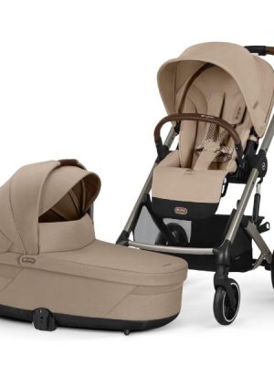 cybex, duovogn, balios s lux, almond beige
