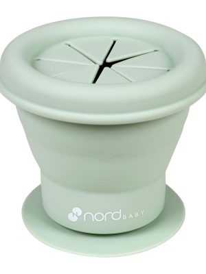 silicone snack cup, mint, nordbaby