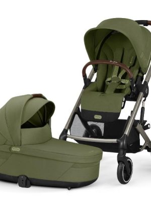 cybex, duovogn, balios s lux, moss green