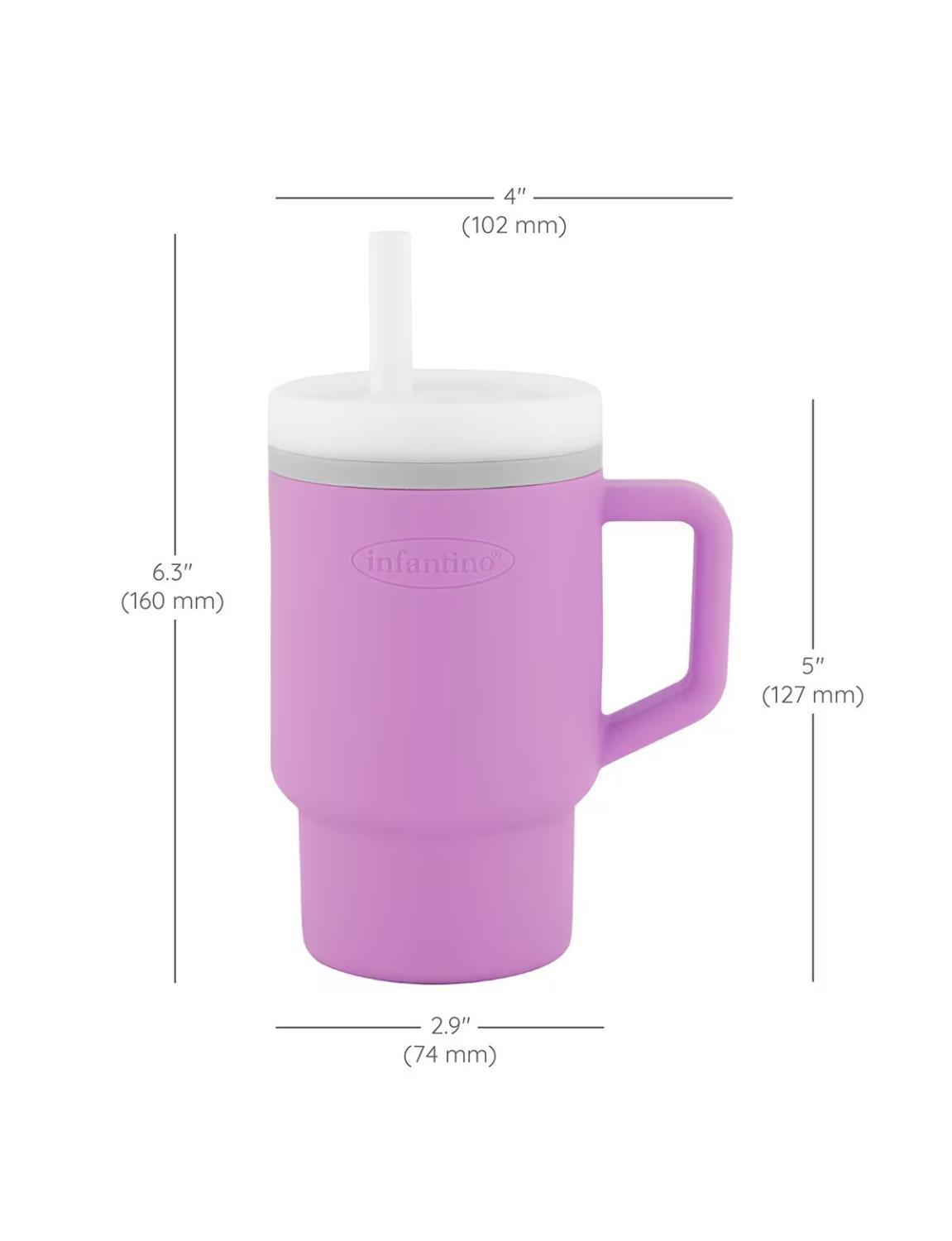 Zl7ATP_1769185758_35368_559_0_pck.jpg infantino my 1st tumbler – første drikkekopp i myk silikon lilla