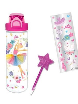 Home hot focus ballerina – drikkeflaske m/klistremerker