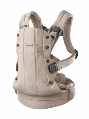 bæresele, harmony woven (light beige). babybjörn