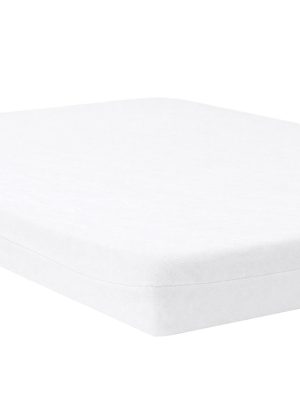 tinynord 2 i 1 stretchlaken & madrassbeskytter 60x120 cm – hvit