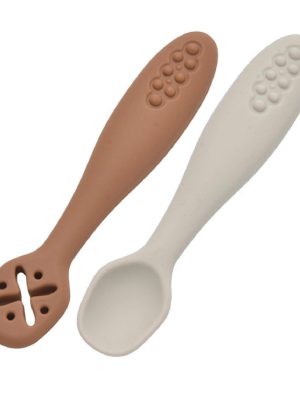 tinynord pre skje sett brun/beige silikon