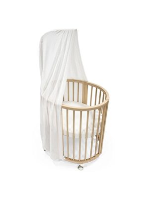 stokke sleepi, sengehimmel, white