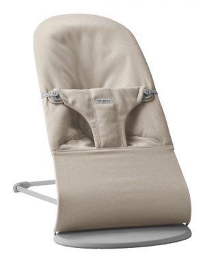 babybjörn vippestol bliss, melert vevd lysbeige