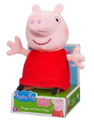 peppa gris kosebamse ler og grynter