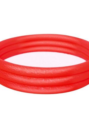 bestway rødt oppblåsbart barnebasseng 102x25 cm