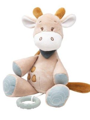 nattou luna & axel musikal cuddly giraffe 30cm