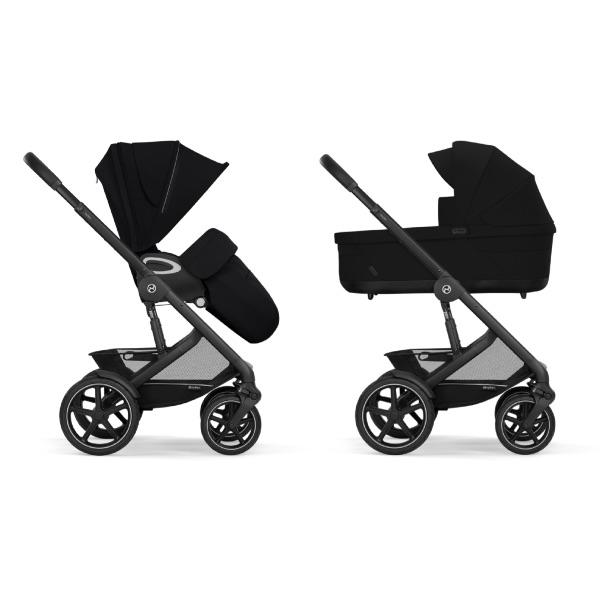 cybex, barnevogn, talos s lux duo – moon black cybex, barnevogn, talos s lux duo – moon black