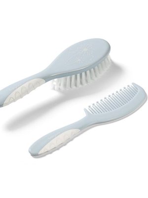 børstesett soft, babyono lysblå