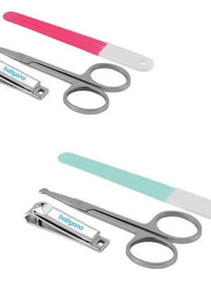 neglsett babyono rosa eller turkis