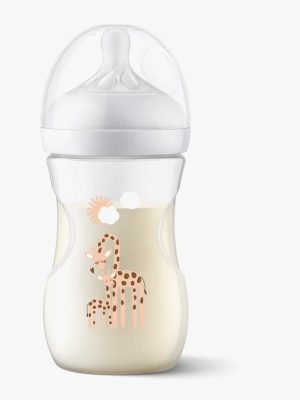philips avent, natural response tåteflaske, giraffe 260 ml