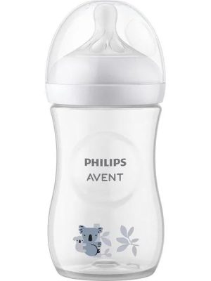 philips avent, natural response tåteflaske, koala 260 ml