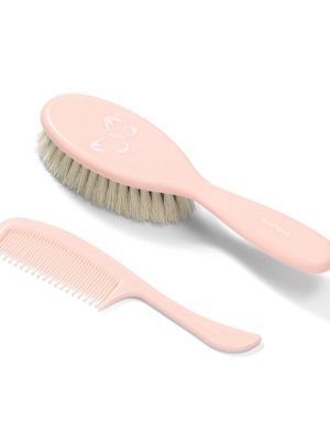 babyono, børstesett naturbust, supersoft rosa