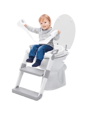 fillikid, toalett trener compact, white/grey