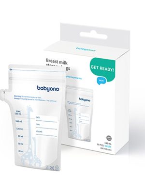 oppbevaringspose for brystmelk 180 ml 30stk babyono
