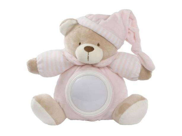 Tinka Baby Bamse m/Lys 21cm Rosa