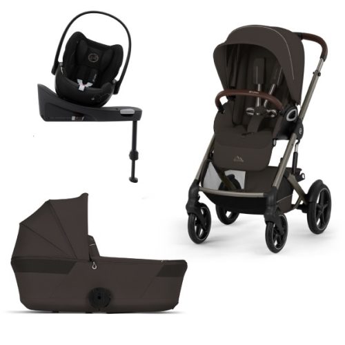 Cybex Talos S Lux 4-i-1 Travel System – Foldbar Bag, Cloud G3 i-Size + Base G3 – Chocolate B. (2026)