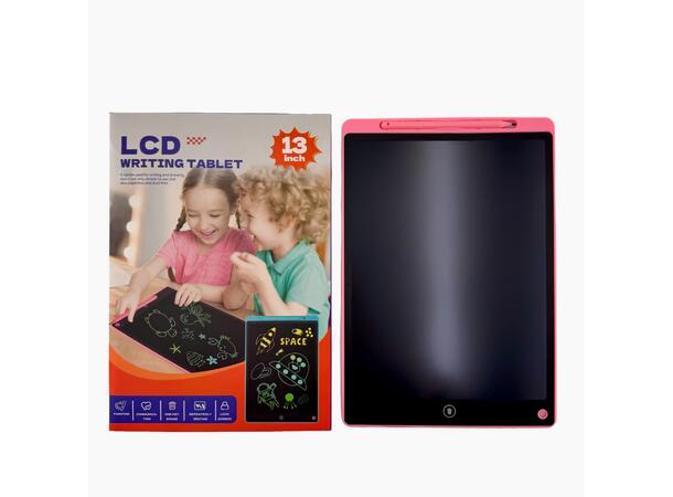 LCD Digital Tegnetavle for Barn – 33 cm, Rosa